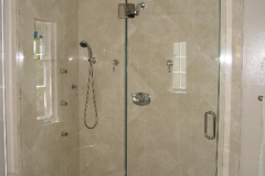 Frameless shower doors sliding Bi-Fold|Shower Door Glass DC