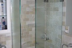 Frameless shower doors sliding Bi-Fold|Shower Door Glass DC