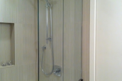 Frameless shower doors sliding Bi-Fold|Shower Door Glass DC