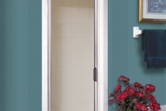 Single Inline Framed shower doors|Shower Door Glass DC