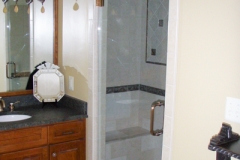 Single Inline Frameless shower doors|Shower Door Glass DC