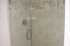 Single Inline Frameless shower doors|Shower Door Glass DC