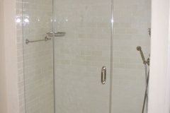 Single Inline Frameless shower doors|Shower Door Glass DC