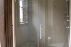Single Inline Frameless shower doors|Shower Door Glass DC