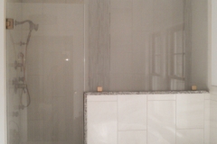 Single Inline Frameless shower doors|Shower Door Glass DC