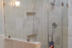 90 Degree Frameless shower doors|Shower Door Glass DC