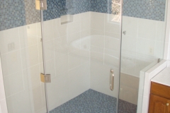 Neo Angle Frameless shower doors|Shower Door Glass DC