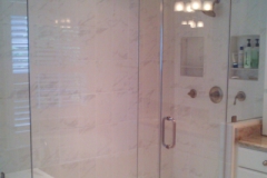 Neo Angle Frameless shower doors|Shower Door Glass DC