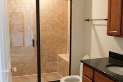 Single Inline Semi Frameless shower doors|Shower Door Glass DC