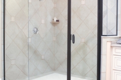 Neo Angle Semi Frameless shower doors|Shower Door Glass DC